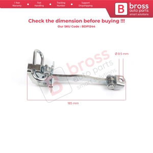 BDP1244 Front Door <b>Hinge</b> Stop Check <b>Strap</b> Limiter for Meriva A X03 2003-2010 13147255 - Product Image 5