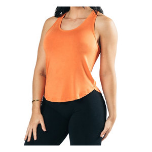 Camiseta Deportiva de Tirantes para Mujer, de Algodón Sostenible, Popular para Correr y Hacer Ejercicio, Chaleco de Punto - Product Image 6