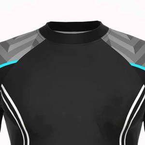Matériel Durable Hommes Rash Guards Chemises Design Classique Imprimer Nouveau Élégant O-Neck Fitness Workout Bodybuilding Wear Rash Guards - Product Image 5
