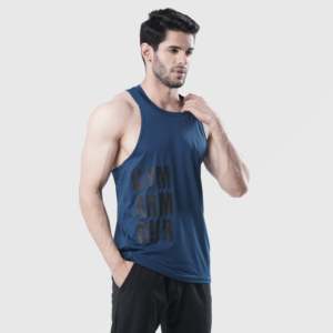 Camiseta sin mangas Imperial Blue Air Vent para gimnasio y fitness para hombre/mujer, talla XL, transpirable, poliéster, spandex, con capucha, bordado y estampado. - Product Image 1