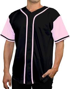 Jersey de béisbol para hombre, camisetas de Hip Hop Premium con botones, uniforme deportivo - Product Image 3