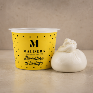 Queso Burrata de Trufa Fresca Italiana de Alta Calidad, 125g, Burratina sin Cabeza en Vaso para Venta al por Menor y Servicio de Alimentos - Product Image 6