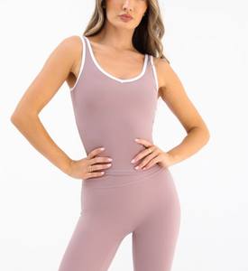 Ropa de verano Ropa deportiva Ropa de fitness para mujer Camiseta sin mangas de secado rápido Nueva llegada Ropa de puerta Cómoda Ropa activa Camiseta sin mangas para mujer - Product Image 5
