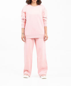 Sweatshirts oversize pour femmes, col rond, dessin animé, délavé à l'acide, broderie 3D, logo personnalisé sur le devant, 100% coton - Product Image 4