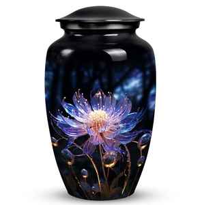 Urna de cremación funeraria personalizada para cenizas conmemorativas humanas Urna de metal de tamaño personalizado para suministros funerarios - Product Image 4