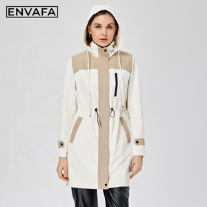 Gabardina de Invierno y Primavera para Mujer con Logotipo Personalizado, Gabardinas Largas al por Mayor, Gabardinas de Alta Calidad, Gabardinas Cortavientos para Mujer - Product Image 5
