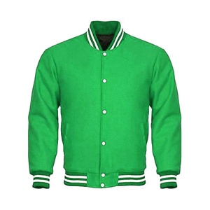Chaqueta Universitaria de Invierno 2025 OEM Personalizada de Alta Calidad con Cuello Alto, Nuevo Diseño, Chaqueta Deportiva de Béisbol con Letras, Tejido Transpirable de Secado Rápido - Product Image 1