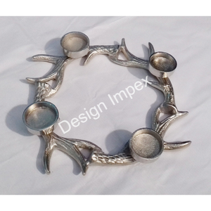 Vente en gros de bougeoir Antler Bougeoir décoratif en aluminium de haute qualité exclusive Antler Pièce unique à des prix impressionnants - Product Image 3