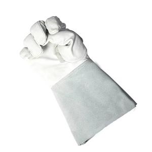 Guantes de Soldadura Tig de Cuero Resistentes al Calor, Guantes de Trabajo de Piel de Vacuno y Gamuza Resistentes al Calor, para Soldadura por Arco, Láser, Mig, Argón - Product Image 2