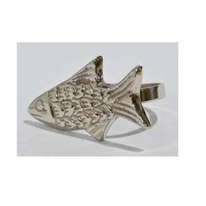 Anneaux de serviette en forme de poisson solide les plus vendus accessoires de décoration décoration de table décorations de conception anneau de serviette - Product Image 1