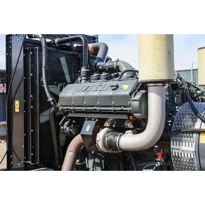 NOUVEAU Groupe électrogène diesel industriel triphasé 515 kW, sortie 277/480 V, châssis ouvert, alimentation de secours commerciale HMW510T6 - Product Image 3
