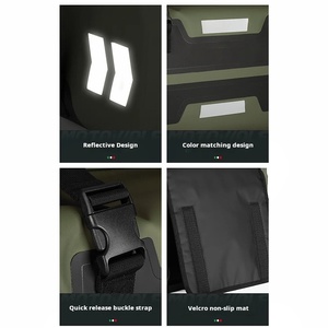 Sacoches de <span class=keywords><strong>moto</strong></span> étanches avec réflexion de nuit Sacoches latérales universelles en PVC 30L pour le tourisme et les déplacements - Product Image 4