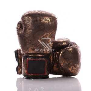 Gants de boxe en cuir robustes et durables, éponge confortable, personnalisables, vêtements de fitness RC pour l'entraînement et la compétition, approuvés par la WKF - Product Image 3