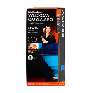 ไฟงานแต่งงาน OMNILUX PAR-38 230V 80W E-27 หลอดฟลัดไลท์สีน้ำเงิน - Product Image 3