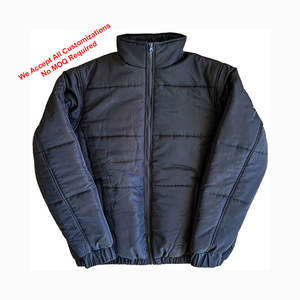 Chaqueta acolchada de concha blanda con logotipo personalizado Unisex, ropa de calle de invierno, estilo informal con cuello con capucha y cremallera, algodón cálido para hombres y mujeres - Product Image 1
