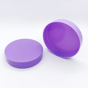 Logotipo personalizado del fabricante/tapas de tarros de plástico PP morado de color 68mm de boca ancha tapas de cierres de botellas de tornillo coloridas - Product Image 3