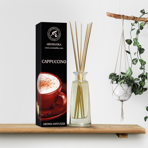 Diffuseur de parfum Aromatika Cappuccino 100ml en verre, parfum longue durée, sans parabène - Product Image 5