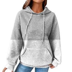 Ventes en gros de sweats à capuche tendance pour femmes, en coton épais, confortables, élégants, sweats à capuche surdimensionnés, pulls à capuche pour femmes - Product Image 2