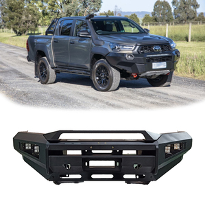 <span class=keywords><strong>Accessoires</strong></span> pour camionnettes 4x4, systèmes de carrosserie automobile, pare-chocs avant en acier, barre de protection pour Toyota Hilux Revo Rocco 2015-2022 - Product Image 1
