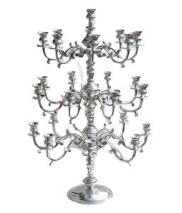 Candelabros de suelo de aluminio caliente candelabros de suelo grande decoración de boda salón de bodas aspecto clásico candelabro alto centro de mesa - Product Image 1