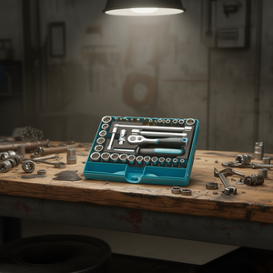 Juego de Llaves de Trinquete y Vasos Hazet de 1/4'', Juego de Herramientas de 33 Piezas - Product Image 3