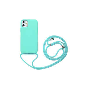 Coque de téléphone en silicone turquoise ATA Ropi, protection antichoc de qualité supérieure, compatible avec l'iPhone 11, emballage de vente au détail, modèle A22 - Product Image 1