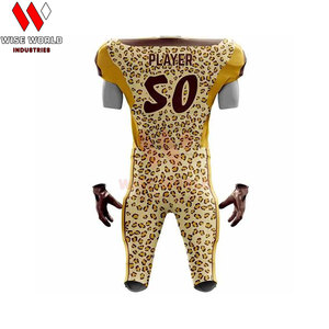 Uniforme de Fútbol Americano Masculino Más Vendido, Personalizado, Transpirable, Talla Grande, Alta Calidad, MOQ Bajo, Sin Mangas, para Equipos Profesionales - Product Image 2