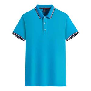 2025 Precio competitivo logotipo personalizado cuello de solapa Polo Golf Polo Camiseta 100% poliéster hombres Polo camisa RTS Slim Fit - Product Image 1
