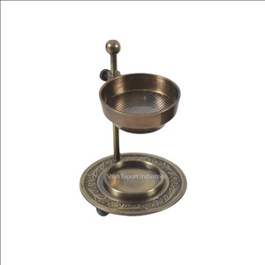 High Quality Metal Incense <b>Burner</b> With Round Base Oud <b>Bukhoor</b> <b>Burner</b> Home Fragrance Aromatic Gold Incense Holders - Product Image 4