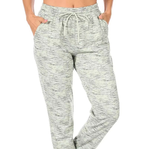 Premium Quality Solid <b>Fleece</b> Winter Flat Front Custom Sublimation Printed Women's <b>Trousers</b> - Product Image 4