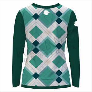 Personnalisé votre propre conception femmes chemises à manches longues séchage rapide femmes adultes chemises à manches longues - Product Image 2