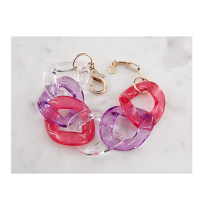 โรงงานขายส่งผู้หญิงแฟชั่นเรซิ่นสร้อยข้อมือเครื่องประดับโซ่คุณภาพที่น่าชื่นชมในราคาที่เหมาะสม - Product Image 3