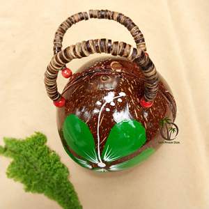 Bolso hecho a mano de cáscara de coco, bolso NATURAL, bolsa de cáscara de coco, ecológico, para mujeres - Product Image 4