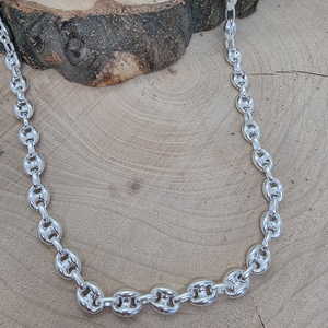 Chaîne à maillons unisexe en argent Sterling 925 pour hommes et femmes, bijoux en grains de café, vente en gros, bijoux tendance Offre Spéciale - Product Image 2