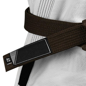 Cinturón de BJJ Personalizado de Última Tendencia con Franjas Bordadas de Grado, 100% Algodón, Accesorio Personalizado para Gi de MMA, Entrenamiento de Artes Marciales - Product Image 5