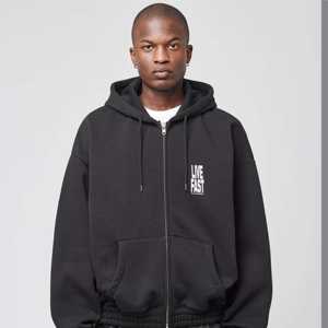 2023 Custom <b>Men's</b> Polar <b>Fleece</b> Hoodie <b>Quarter</b> <b>Zip</b> Stand Collar 100% Cotton Sweatshirt Pullover Embroidered Plain Hoodie 6XL" - Product Image 2