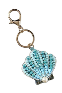 Magnifique porte-clés et porte-clés fantaisie en forme d'ours blanc et de fleurs, broderie perlée faite à la main, tendance, élégant, haut de gamme - Product Image 3