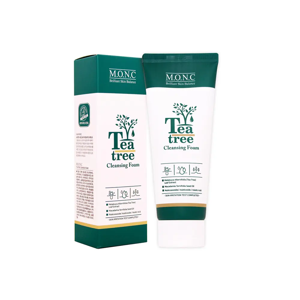 Tea Tree Cleansing Foam tea tree cleansing foam treats and calms your stressed skin Hot Product in Korea Selling