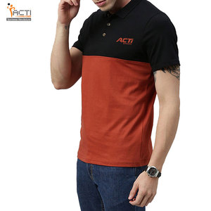 T-shirt polo en coton et polyester pour hommes T-shirt polo confortable pour hommes T-shirt polo pour hommes à séchage rapide - Product Image 4
