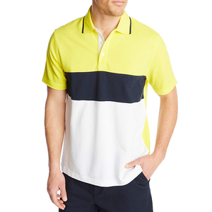 Polo décontracté pour hommes en coton respirant à manches courtes, design uni, vente en gros de vêtements à la mode bon marché - Product Image 2