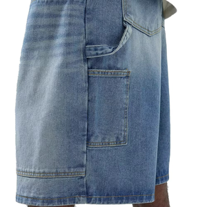 Personalizado su propio logotipo corto con bolsillos para hombres Casual transpirable verano ligero medio pantalones cortos para hombres - Product Image 2