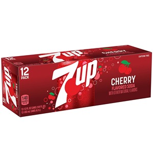 น้ำอัดลมขนาด355มล. ขนาด12แพ็ค7UP เชอร์รี่ผสมหลักคาร์บอเนต - Product Image 4