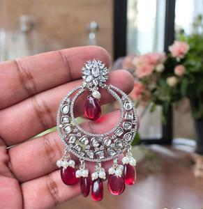 ต่างหูเพทายยาวหรูหราเป็นประกายสำหรับผู้หญิงเครื่องประดับแฟชั่นสุดเพอร์เฟกต์สำหรับงานแต่งงานงานหมั้น - Product Image 2