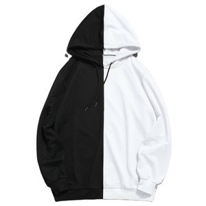 เสื้อมีฮู้ดแบบสวมหัวสำหรับผู้ชายผ้าฝ้าย100% ปรับแต่งได้ดีไซน์สีล้วนสำหรับฤดูหนาว - Product Image 3