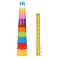 Kit d'art éducatif sur la théorie des couleurs pour enfants et tout-petits - Palette de couleurs en plastique circulaire de 14 pouces, jouets pour apprendre, jouer et stimuler la créativité
