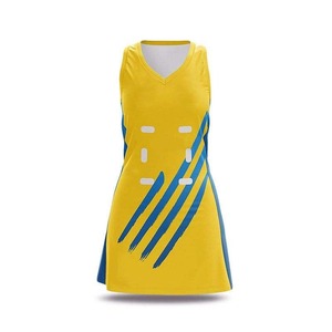 ชุดกระโปรงลายเน็ตบอลของสาวๆชุดเล่นกีฬาพิมพ์ซับลิเมชัน - Product Image 2