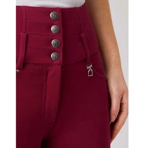 Pantalones de montar a caballo de cintura alta y ancha personalizados de la mejor calidad para mujer, ropa ecuestre, pantalones de montar de agarre completo, venta al por mayor - Product Image 5