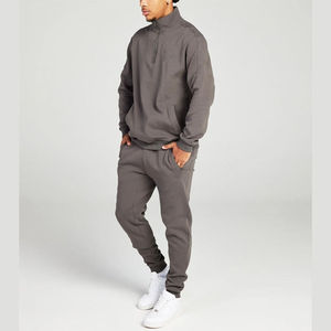 Survêtement décontracté d'hiver personnalisé 2025, 100% polyester, poids lourd, coupe régulière, jogging, survêtement en molleton, logo personnalisé, unisexe - Product Image 4