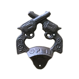 Ouvre-bouteille <span class=keywords><strong>pistolet</strong></span> en fonte personnalisé - Product Image 1