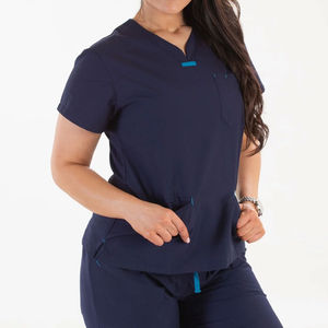 Trajes médicos vaqueros desechables al por mayor, conjuntos de uniformes hospitalarios para médicos y enfermeras, uniformes quirúrgicos de enfermería para hombres y mujeres - Product Image 3